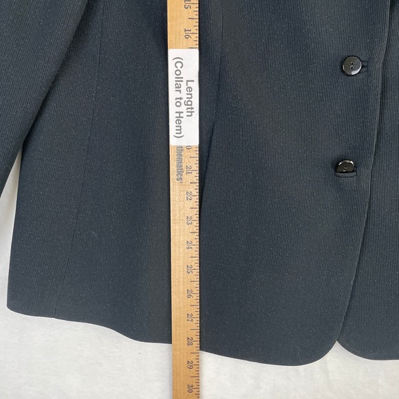 Alex Garfield Marks Blazer Jacket Black Size 16 Career Business Office - Picture 8 of 8